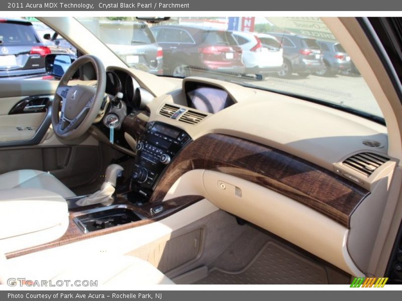 Crystal Black Pearl / Parchment 2011 Acura MDX Technology