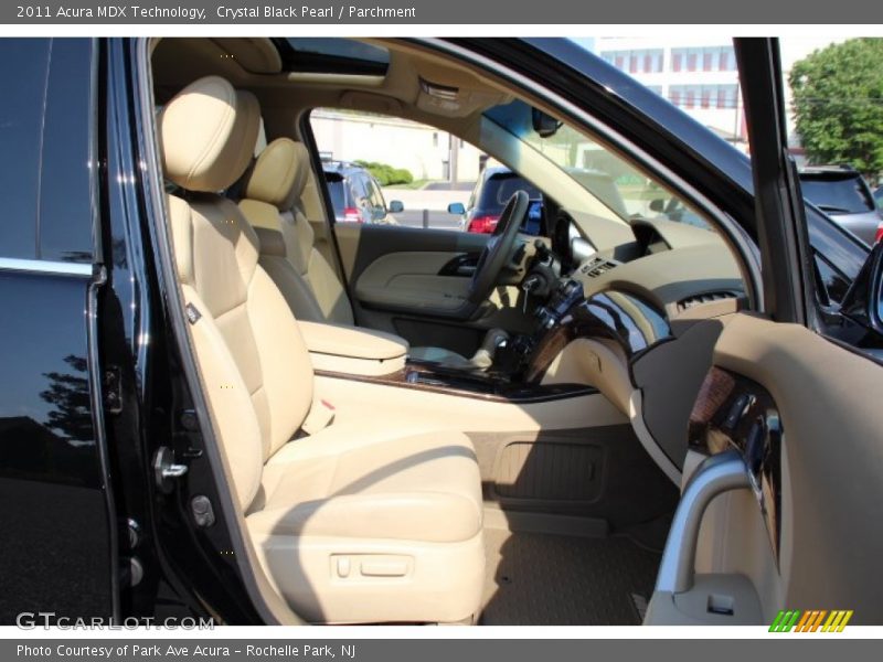 Crystal Black Pearl / Parchment 2011 Acura MDX Technology
