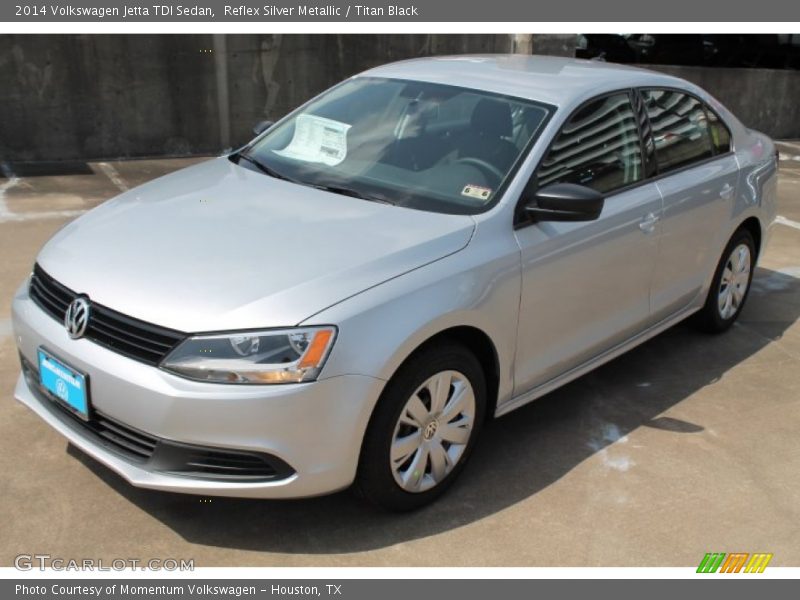 Reflex Silver Metallic / Titan Black 2014 Volkswagen Jetta TDI Sedan