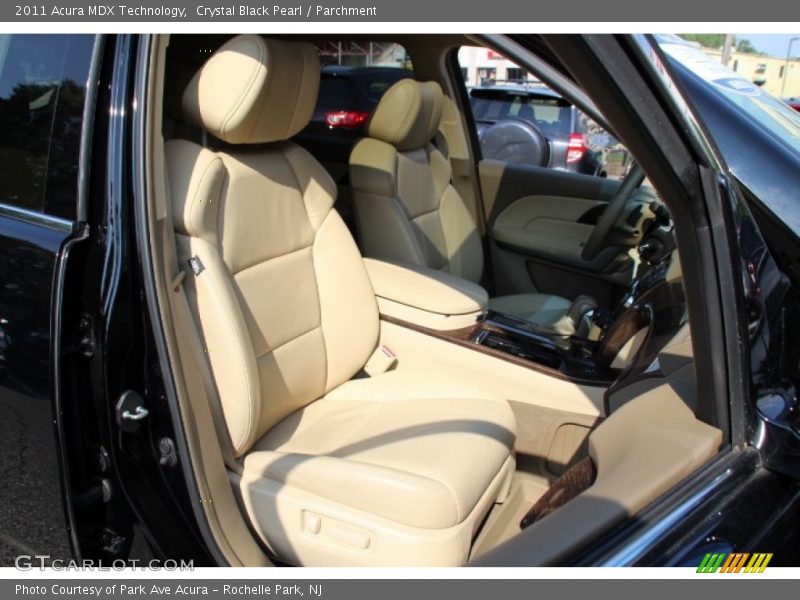 Crystal Black Pearl / Parchment 2011 Acura MDX Technology