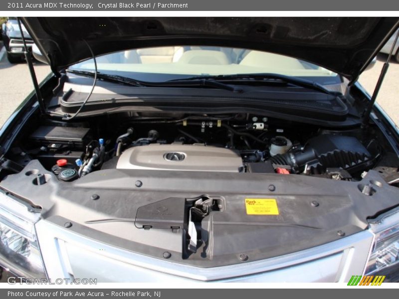 Crystal Black Pearl / Parchment 2011 Acura MDX Technology
