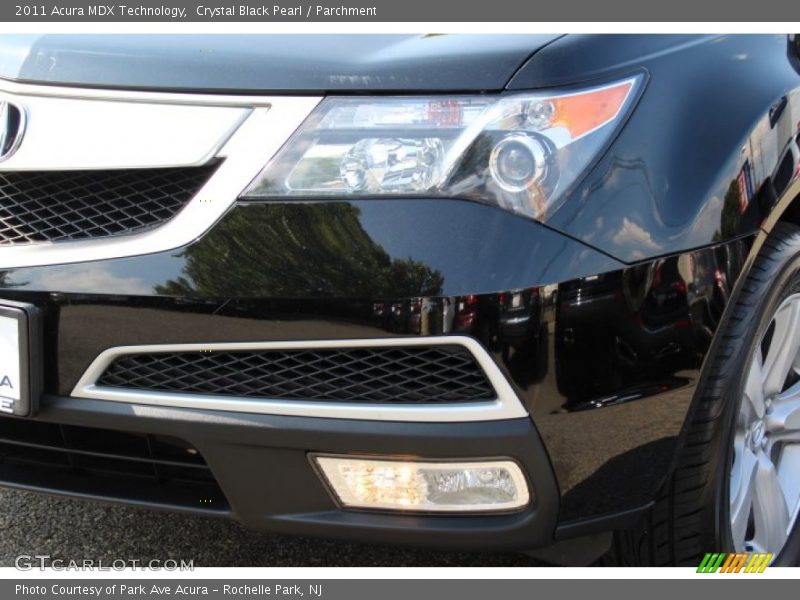 Crystal Black Pearl / Parchment 2011 Acura MDX Technology