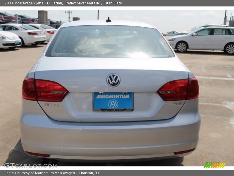 Reflex Silver Metallic / Titan Black 2014 Volkswagen Jetta TDI Sedan