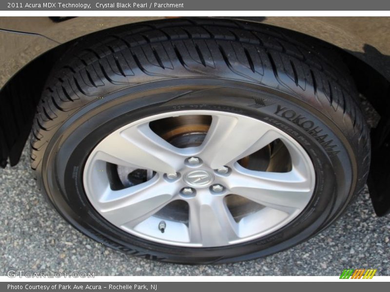 Crystal Black Pearl / Parchment 2011 Acura MDX Technology
