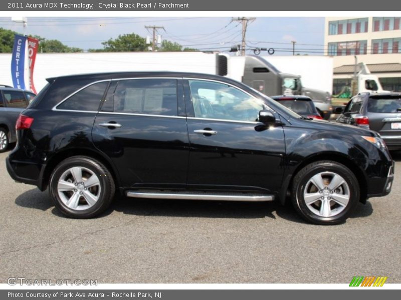 Crystal Black Pearl / Parchment 2011 Acura MDX Technology