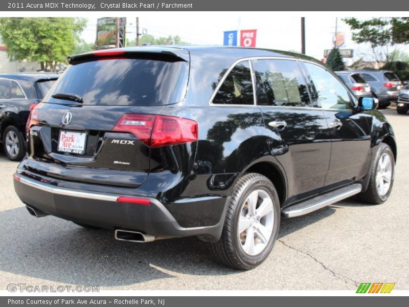 Crystal Black Pearl / Parchment 2011 Acura MDX Technology