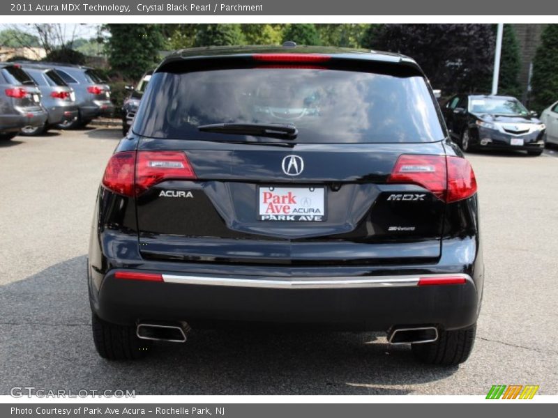 Crystal Black Pearl / Parchment 2011 Acura MDX Technology