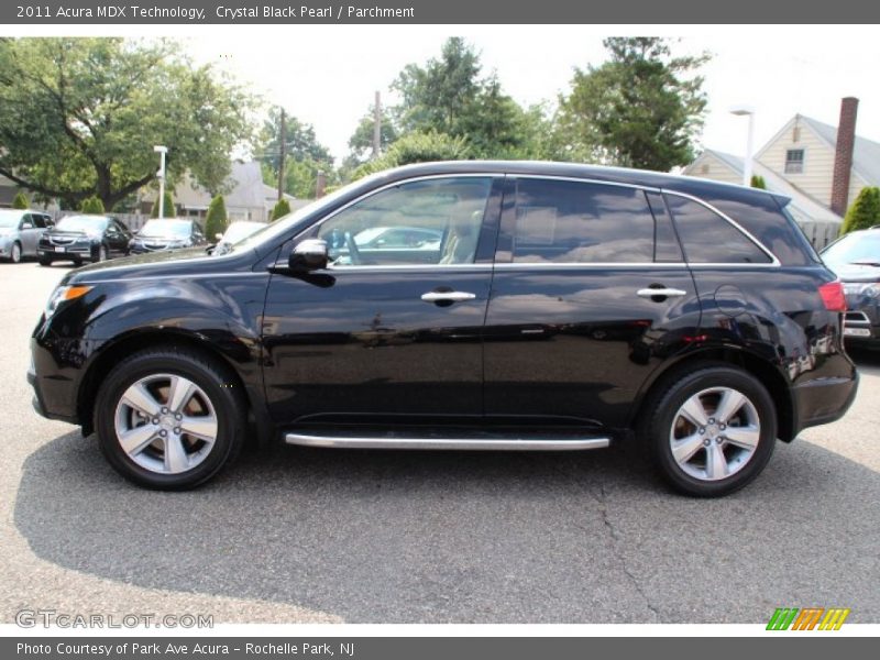 Crystal Black Pearl / Parchment 2011 Acura MDX Technology