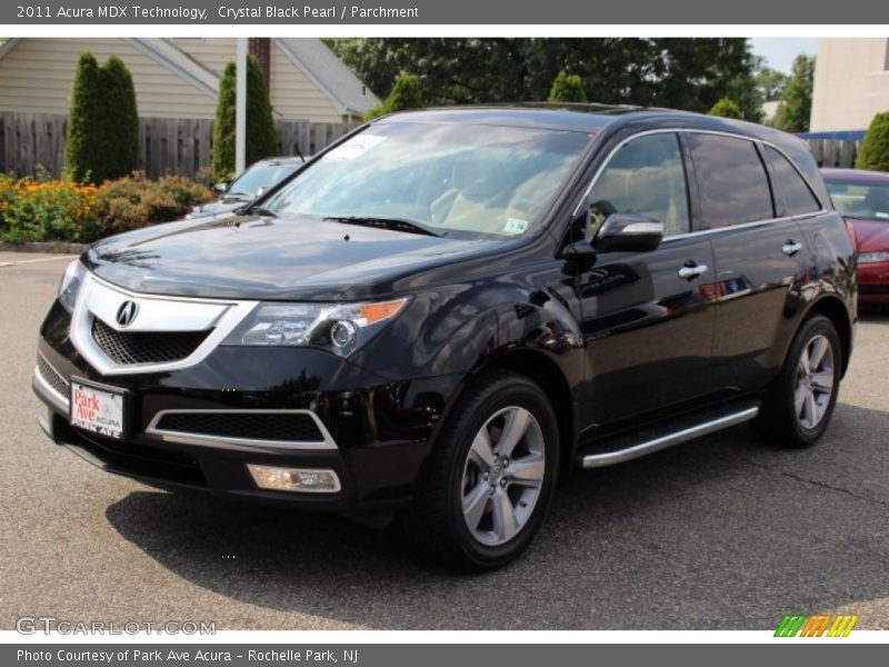 Crystal Black Pearl / Parchment 2011 Acura MDX Technology