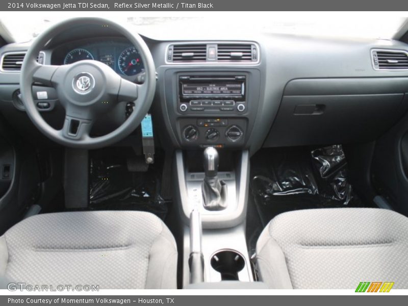 Reflex Silver Metallic / Titan Black 2014 Volkswagen Jetta TDI Sedan