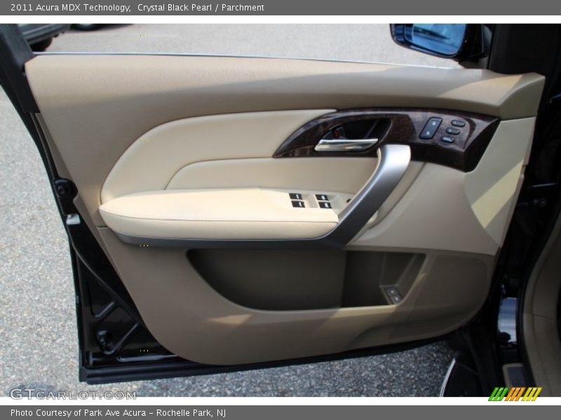 Crystal Black Pearl / Parchment 2011 Acura MDX Technology