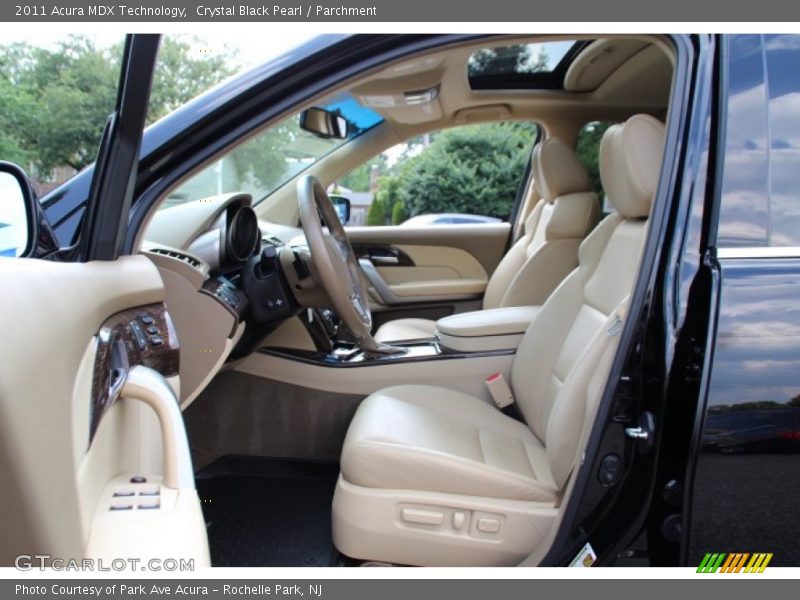 Crystal Black Pearl / Parchment 2011 Acura MDX Technology