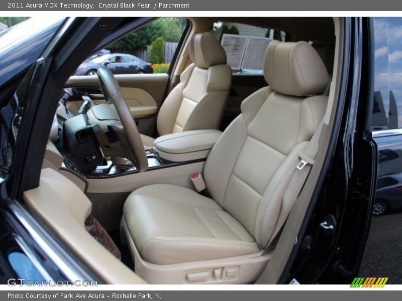 Crystal Black Pearl / Parchment 2011 Acura MDX Technology