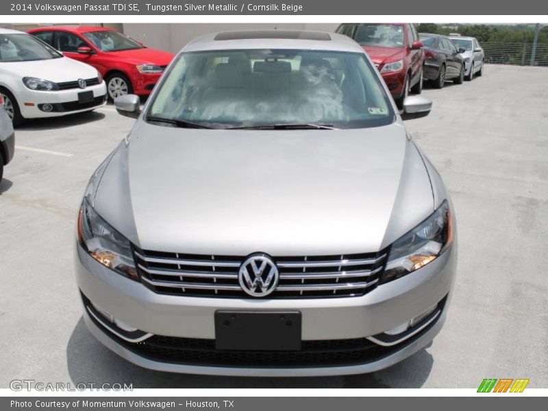 Tungsten Silver Metallic / Cornsilk Beige 2014 Volkswagen Passat TDI SE