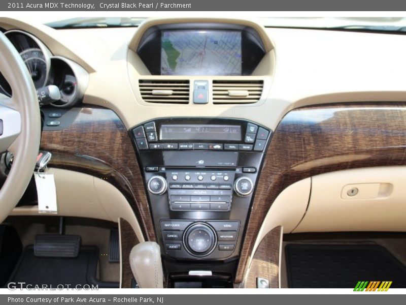 Crystal Black Pearl / Parchment 2011 Acura MDX Technology