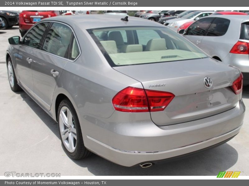 Tungsten Silver Metallic / Cornsilk Beige 2014 Volkswagen Passat TDI SE