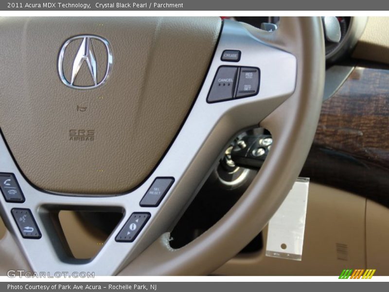 Crystal Black Pearl / Parchment 2011 Acura MDX Technology