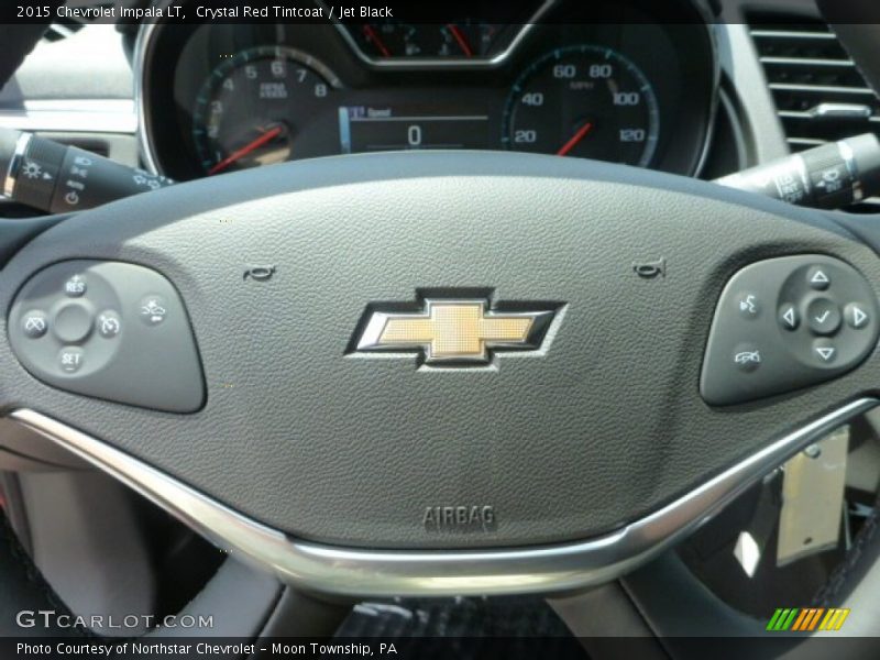 Crystal Red Tintcoat / Jet Black 2015 Chevrolet Impala LT