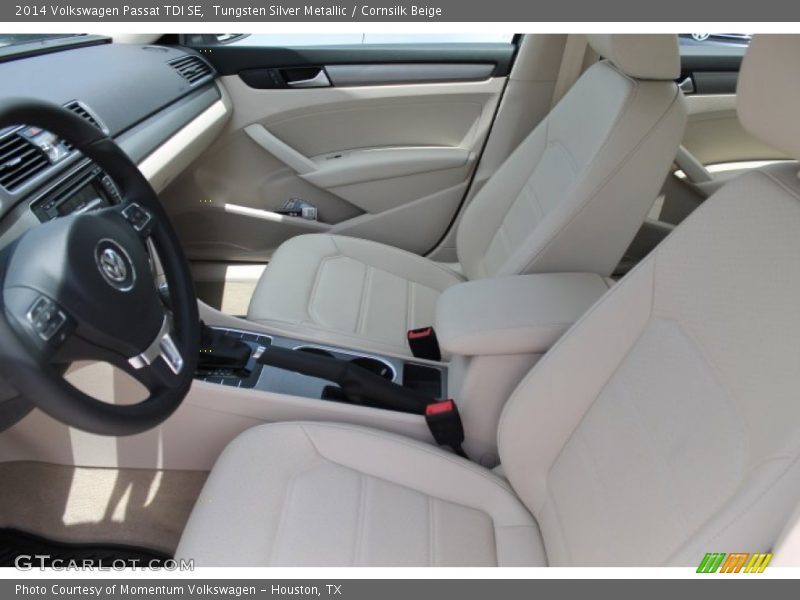 Tungsten Silver Metallic / Cornsilk Beige 2014 Volkswagen Passat TDI SE