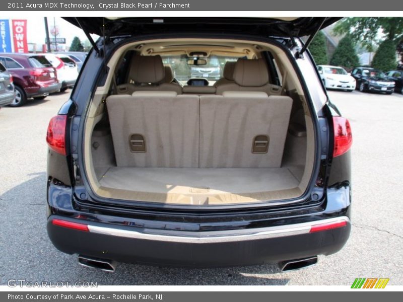 Crystal Black Pearl / Parchment 2011 Acura MDX Technology