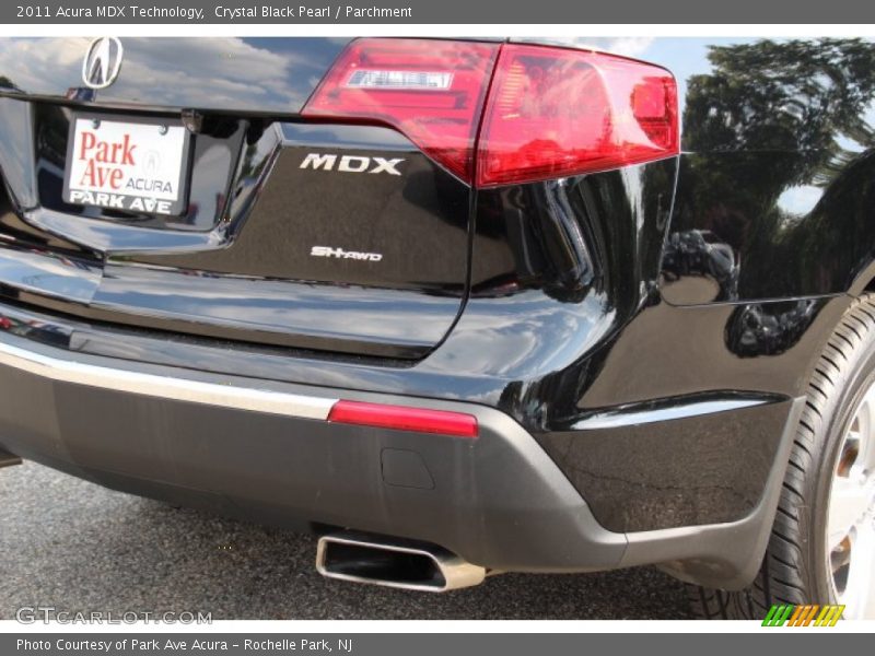 Crystal Black Pearl / Parchment 2011 Acura MDX Technology