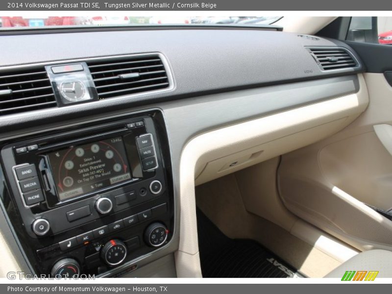 Tungsten Silver Metallic / Cornsilk Beige 2014 Volkswagen Passat TDI SE