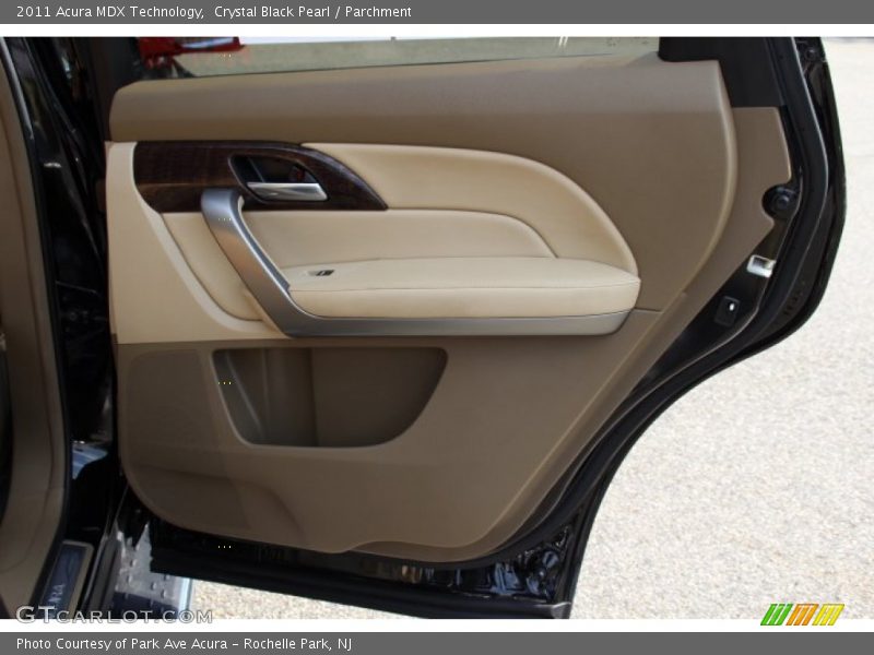 Crystal Black Pearl / Parchment 2011 Acura MDX Technology