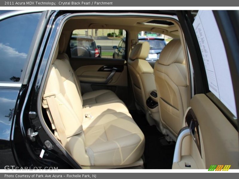 Crystal Black Pearl / Parchment 2011 Acura MDX Technology