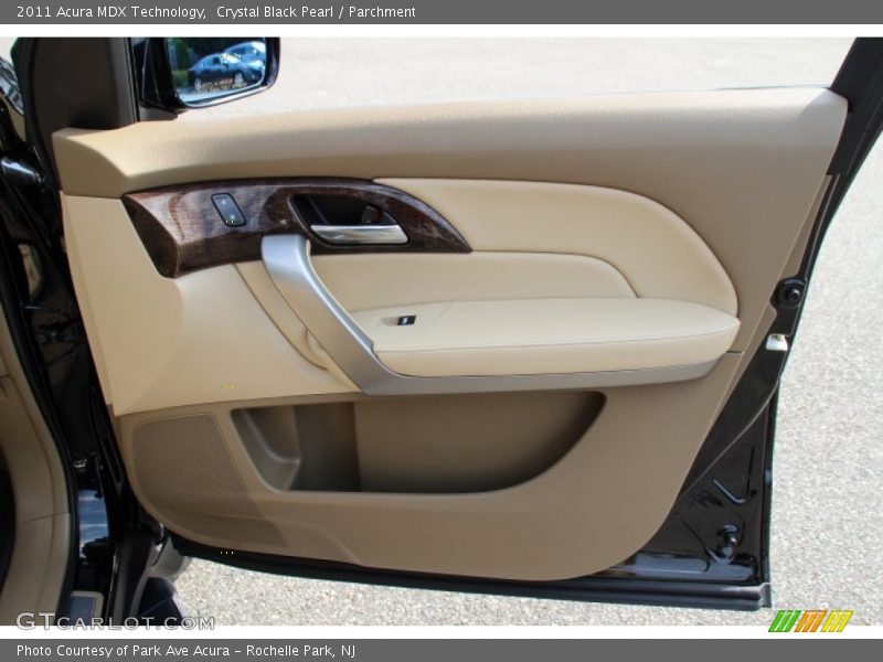 Crystal Black Pearl / Parchment 2011 Acura MDX Technology