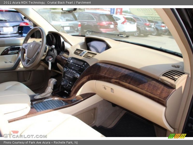 Crystal Black Pearl / Parchment 2011 Acura MDX Technology
