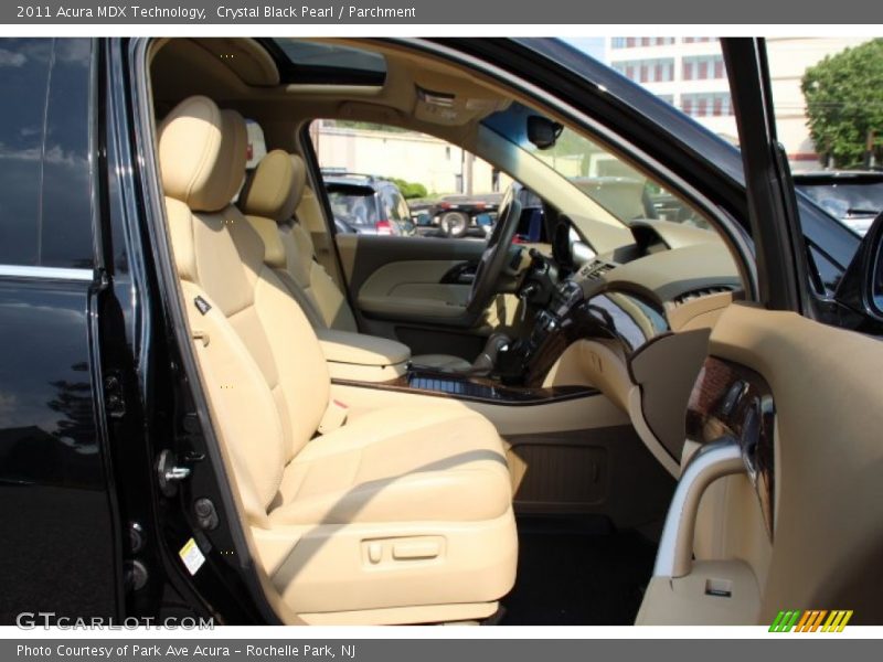 Crystal Black Pearl / Parchment 2011 Acura MDX Technology