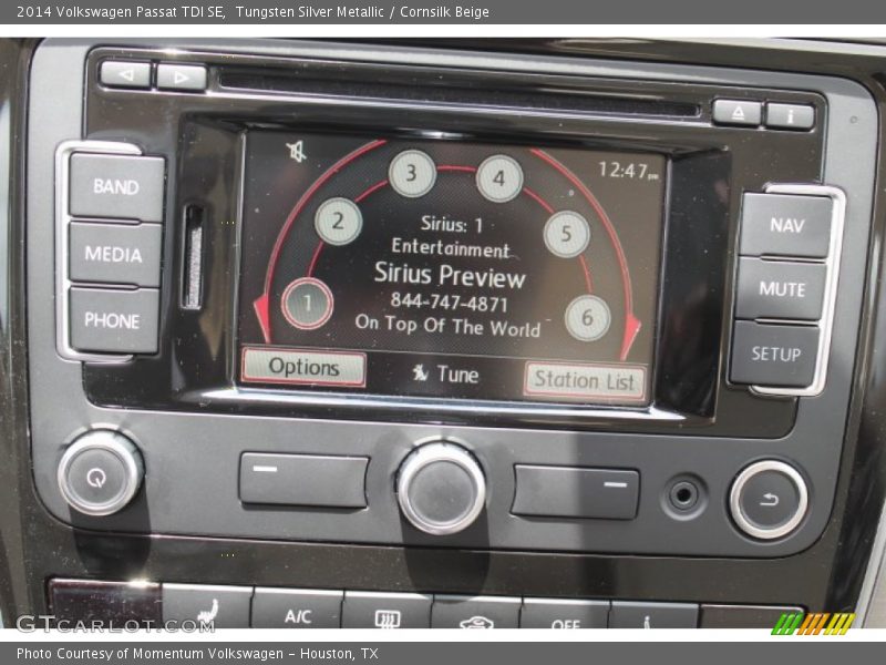Tungsten Silver Metallic / Cornsilk Beige 2014 Volkswagen Passat TDI SE