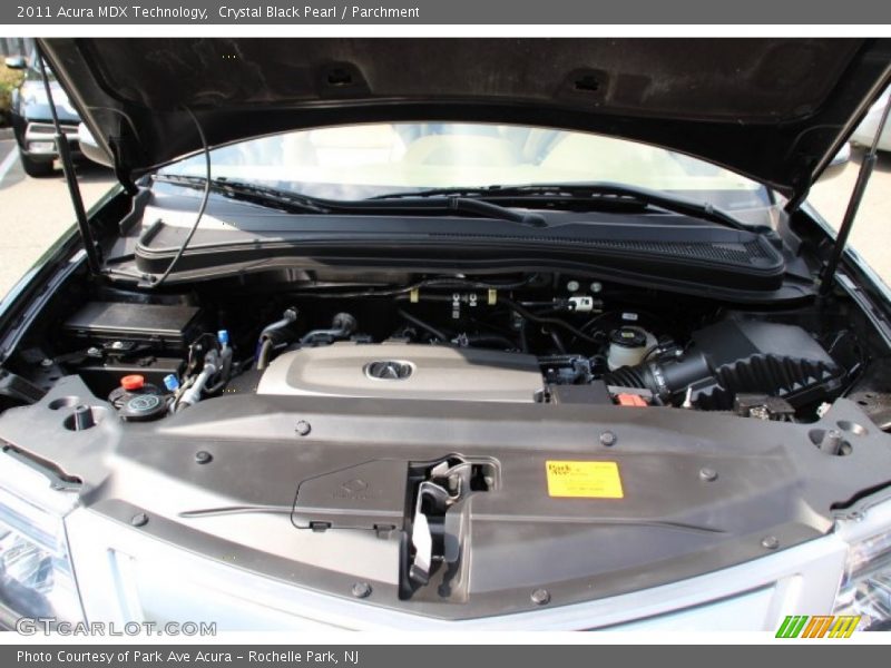 Crystal Black Pearl / Parchment 2011 Acura MDX Technology
