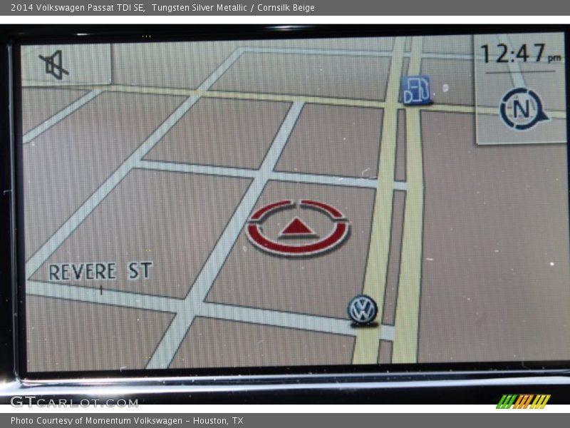 Tungsten Silver Metallic / Cornsilk Beige 2014 Volkswagen Passat TDI SE