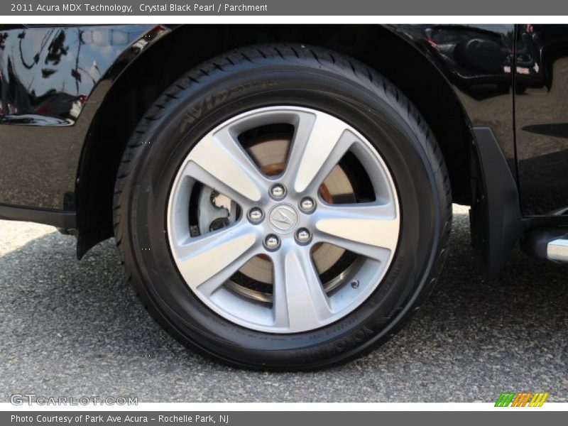 Crystal Black Pearl / Parchment 2011 Acura MDX Technology