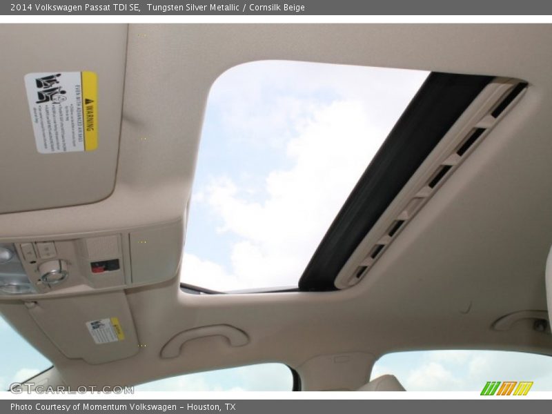 Tungsten Silver Metallic / Cornsilk Beige 2014 Volkswagen Passat TDI SE