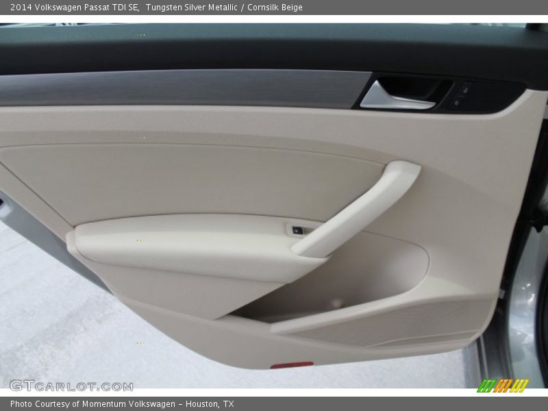Tungsten Silver Metallic / Cornsilk Beige 2014 Volkswagen Passat TDI SE