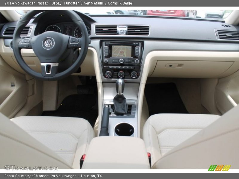 Tungsten Silver Metallic / Cornsilk Beige 2014 Volkswagen Passat TDI SE