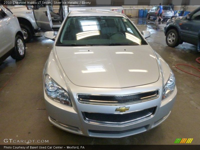 Silver Ice Metallic / Ebony 2010 Chevrolet Malibu LT Sedan