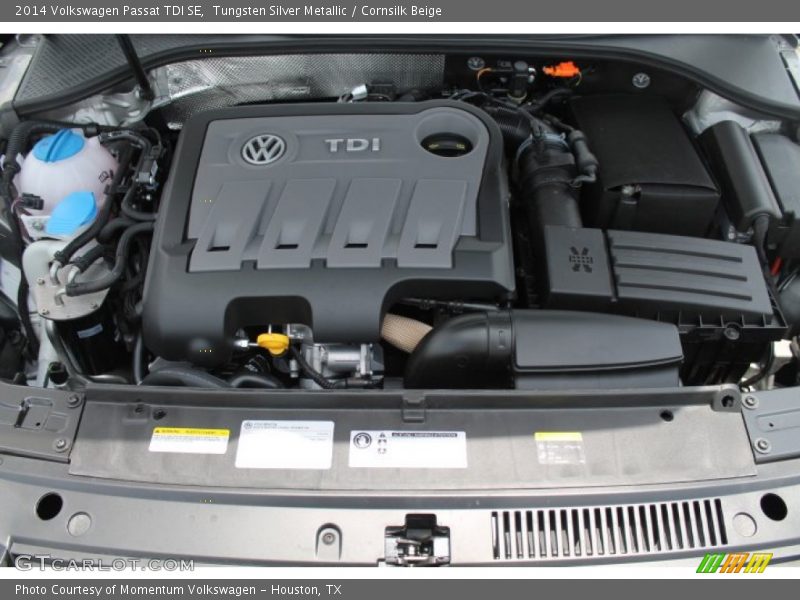 Tungsten Silver Metallic / Cornsilk Beige 2014 Volkswagen Passat TDI SE
