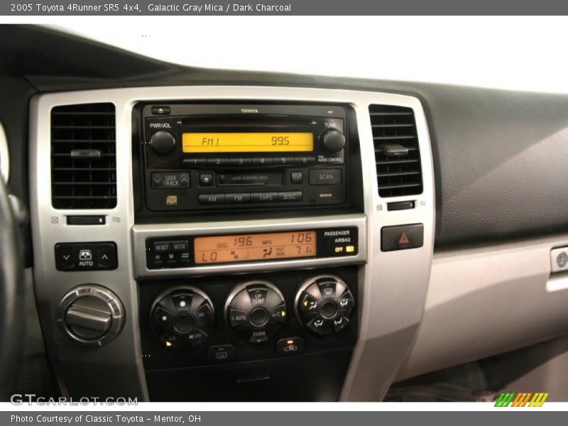 Galactic Gray Mica / Dark Charcoal 2005 Toyota 4Runner SR5 4x4