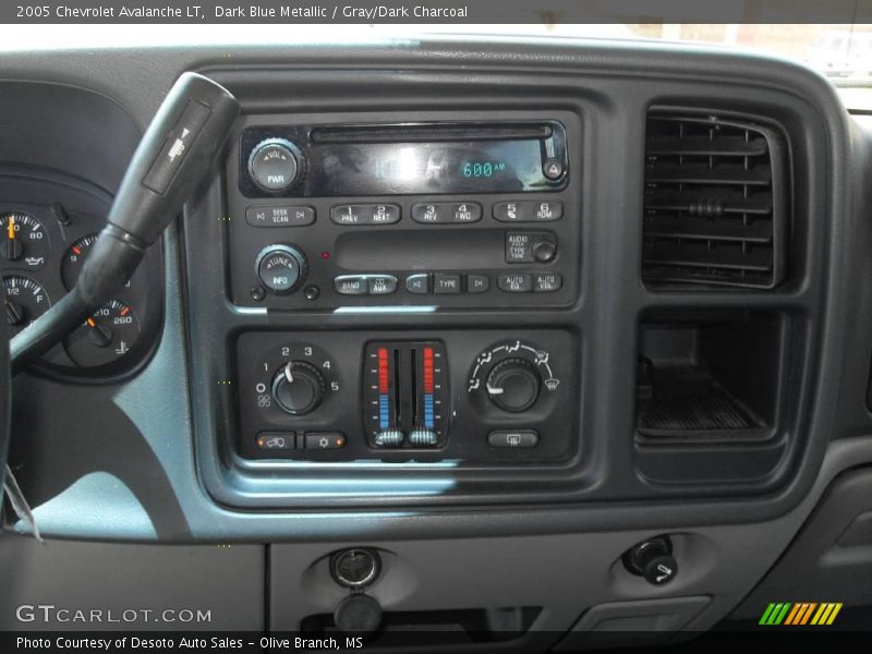 Dark Blue Metallic / Gray/Dark Charcoal 2005 Chevrolet Avalanche LT