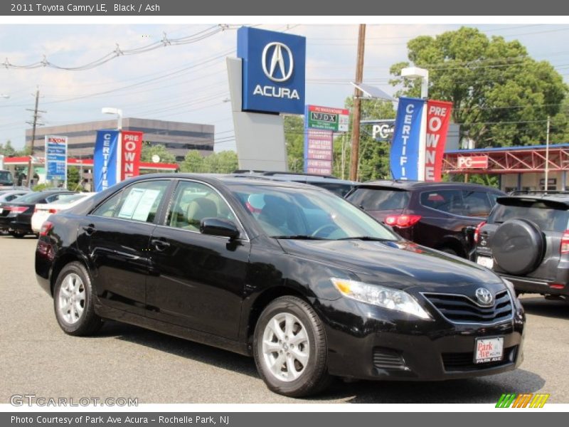 Black / Ash 2011 Toyota Camry LE