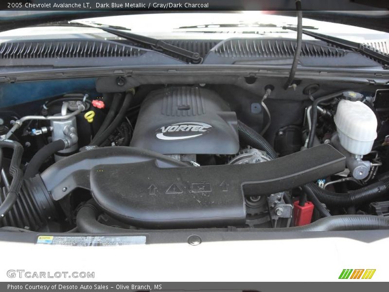 Dark Blue Metallic / Gray/Dark Charcoal 2005 Chevrolet Avalanche LT