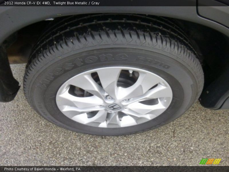 Twilight Blue Metallic / Gray 2012 Honda CR-V EX 4WD