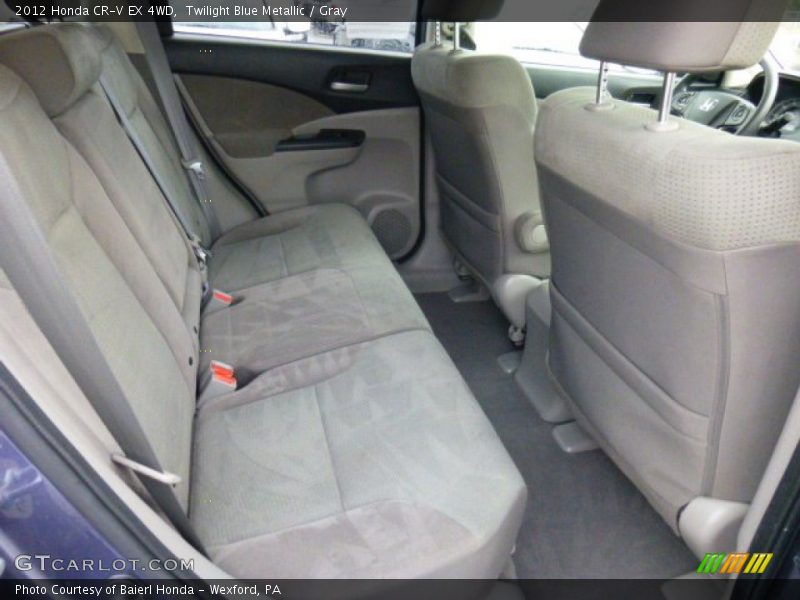 Twilight Blue Metallic / Gray 2012 Honda CR-V EX 4WD
