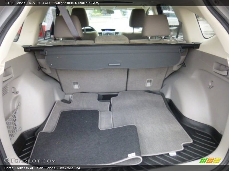 Twilight Blue Metallic / Gray 2012 Honda CR-V EX 4WD