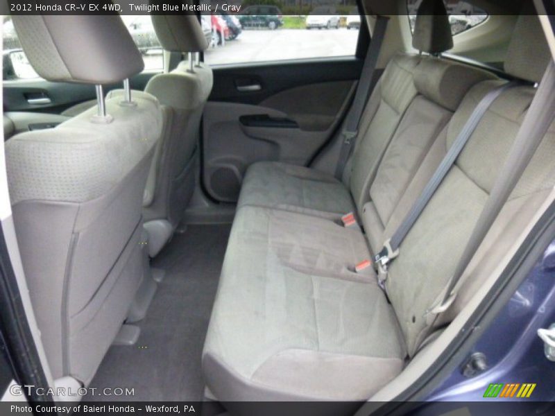 Twilight Blue Metallic / Gray 2012 Honda CR-V EX 4WD