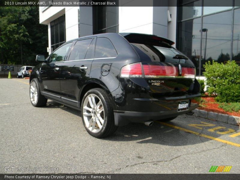 Tuxedo Black Metallic / Charcoal Black 2010 Lincoln MKX AWD