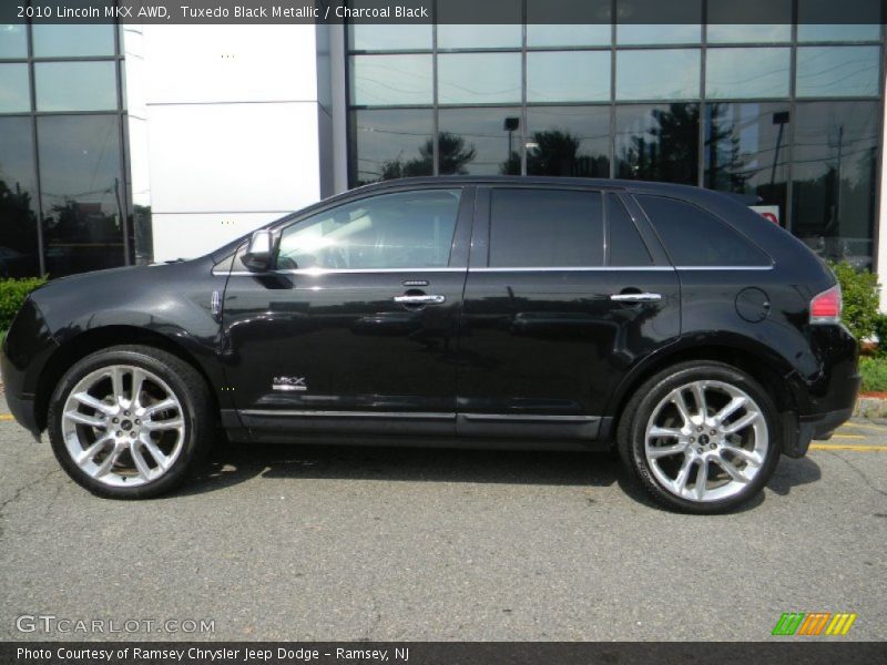 Tuxedo Black Metallic / Charcoal Black 2010 Lincoln MKX AWD